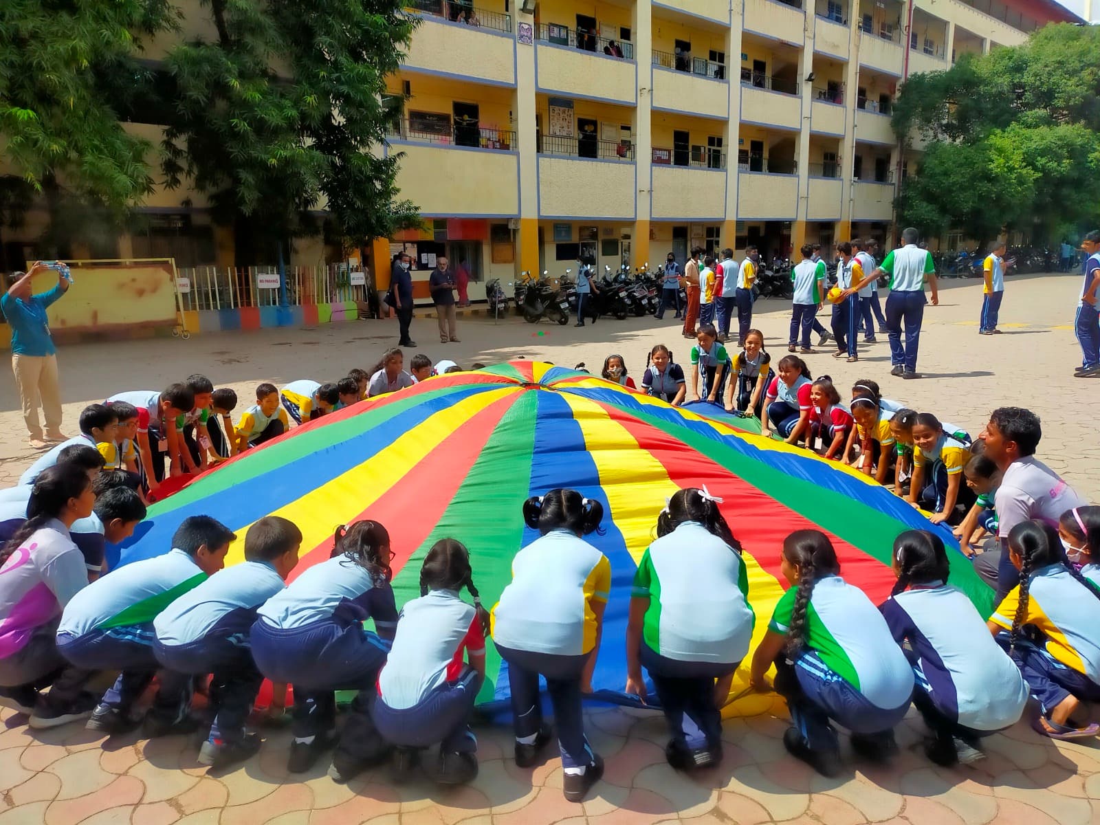 A Sportsa-run physical education session in progress