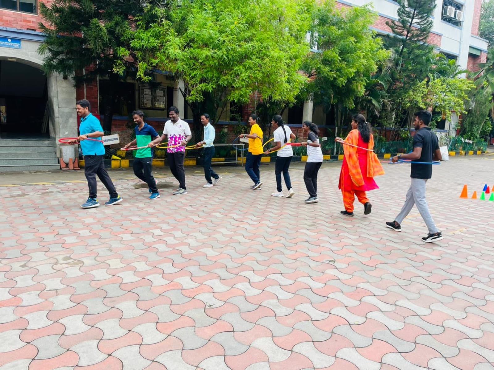 Group of PE teachers at a TPET workshop